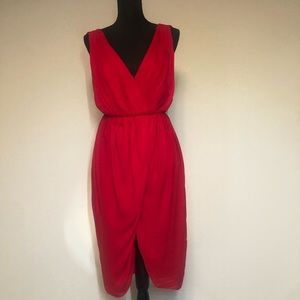 Alice n Olivia open back silk dress